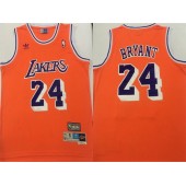Los Angeles Lakers #24 Kobe Bryant Orange Hardwood Classics Jersey