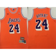 Los Angeles Lakers #24 Kobe Bryant Orange Hardwood Classics Jersey