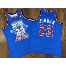 NBA #23 Michael Jordan 1993 All-Star Blue Hardwood Classics Jersey
