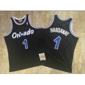 Orlando Magic #1 Anfernee Hardaway Black 1994-95 Hardwood Classics Jersey