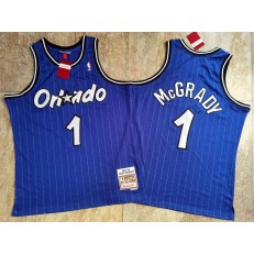 Orlando Magic #1 Tracy McGrady Blue 2003-04 Hardwood Classics Swingman Jersey