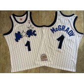 Orlando Magic #1 Tracy McGrady White 2003-04 Hardwood Classics Swingman Jersey