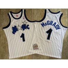 Orlando Magic #1 Tracy McGrady White 2003-04 Hardwood Classics Swingman Jersey