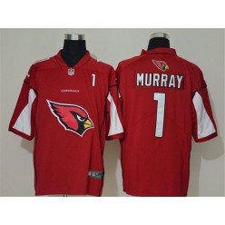 Arizona Cardinals #1 Kyler Murray Red Team Big Logo Number Vapor Untouchable Limited Nike Men Jersey