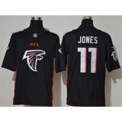 Atlanta Falcons #11 Julio Jones Black Team Big Logo Vapor Untouchable Limited Nike Men Jersey