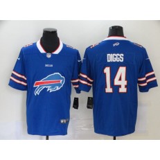 Buffalo Bills #14 Stefon Diggs Royal Team Big Logo Vapor Untouchable Limited Nike Men Jersey