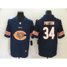 Chicago Bears #34 Walter Payton Navy Team Big Logo Vapor Untouchable Limited Nike Men Jersey