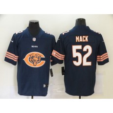 Chicago Bears #52 Khalil Mack Navy Team Big Logo Vapor Untouchable Limited Nike Men Jersey