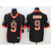 Cincinnati Bengals #9 Joe Burrow Black Drift Fashion Limited Nike Men Jersey