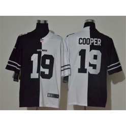 Dallas Cowboys #19 Amari Cooper Black And White Split Vapor Untouchable Limited Nike Men Jersey