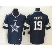 Dallas Cowboys #19 Amari Cooper Navy Team Big Logo Vapor Untouchable Limited Nike Men Jersey
