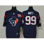 Houston Texans #99 J.J. Watt Navy Team Big Logo Number Vapor Untouchable Limited Nike Men Jersey