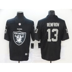 Oakland Raiders #13 Hunter Renfrow Black Team Big Logo Vapor Untouchable Limited Nike Men Jersey