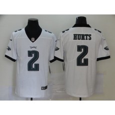 Philadelphia Eagles #2 Jalen Hurts White 2020 NFL Draft First Round Pick Vapor Untouchable Limited Nike Men Jersey