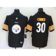 Pittsburgh Steelers #30 James Conner Black Team Big Logo Vapor Untouchable Limited Nike Men Jersey