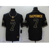 San Francisco 49ers #7 Colin Kaepernick Black Gold Vapor Untouchable Limited Nike Men Jersey