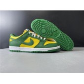 NIKE DUNK LOW SP BRAZIL VARSITY MAIZE PINE GREEN WHITE CU1727-700