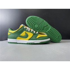 NIKE DUNK LOW SP BRAZIL VARSITY MAIZE PINE GREEN WHITE CU1727-700