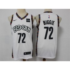 Brooklyn Nets #72 Biggie White 2020 City Edition Nike Swingman Jersey