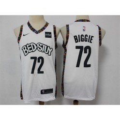 Brooklyn Nets #72 Biggie White 2020 City Edition Nike Swingman Jersey