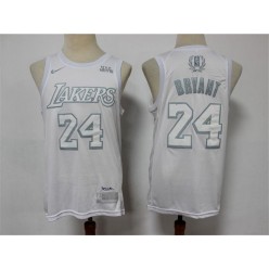 Los Angeles Lakers #24 Kobe Bryant White Nike Swingman MVP Jersey