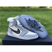 DIOR x AIR JORDAN 1 HI OG GREY CN8607-002