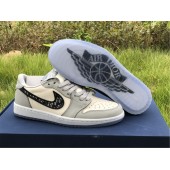 DIOR x AIR JORDAN 1 LOW GREY CN8608-002