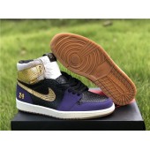 KOBE BRYANT x AIR JORDAN 1 HI OG BLACK PURPLE GOLD 555088-171