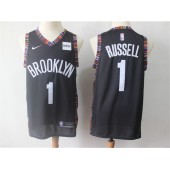 Brooklyn Nets #1 D'Angelo Russell Black City Edition Nike Swingman Jersey