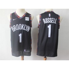 Brooklyn Nets #1 D'Angelo Russell Black City Edition Nike Swingman Jersey