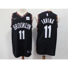 Brooklyn Nets #11 Kyrie Irving Black City Edition Nike Swingman Jersey