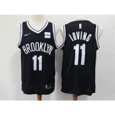 Brooklyn Nets #11 Kyrie Irving Black Nike Swingman Jersey