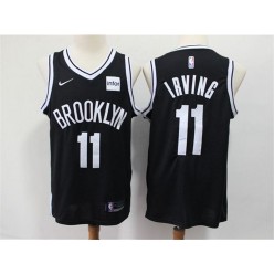 Brooklyn Nets #11 Kyrie Irving Black Nike Swingman Jersey