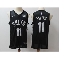 Brooklyn Nets #11 Kyrie Irving Black Nike Swingman Jerseys