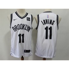 Brooklyn Nets #11 Kyrie Irving White Nike Swingman Jersey