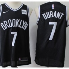 Brooklyn Nets #7 Kevin Durant Black Nike Swingman Jersey