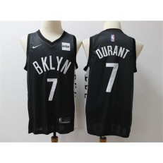 Brooklyn Nets #7 Kevin Durant Black Nike Swingman Jerseys