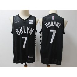 Brooklyn Nets #7 Kevin Durant Black Nike Swingman Jerseys