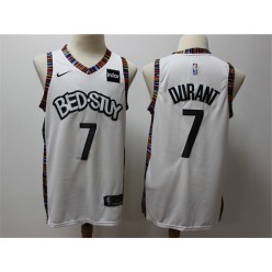 Brooklyn Nets #7 Kevin Durant White 2019-20 City Edition Nike Swingman Jersey