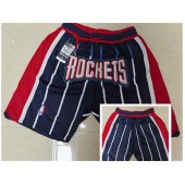 Houston Rockets Navy Just Don With Pocket Swingman Shorts