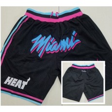 Miami Heat Black Just Don With Pocket Swingman Shorts