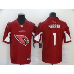 Arizona Cardinals #1 Kyler Murray Red Team Big Logo Vapor Untouchable Limited Nike Men Jersey