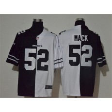 Chicago Bears #52 Khalil Mack Black And White Split Vapor Untouchable Limited Men Jersey