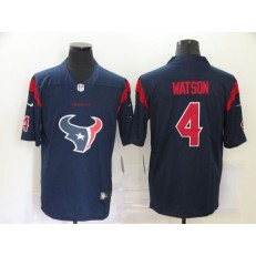 Houston Texans #4 Deshaun Watson Navy Team Big Logo Color Rush Limited Jersey