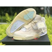 OFF-WHITE x AIR JORDAN 4 SAIL CV9388-100