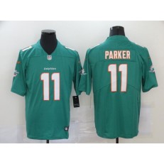 Miami Dolphins #11 DeVante Parker Aque Vapor Untouchable Limited Nike Men Jersey