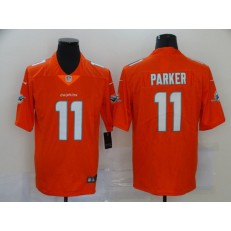 Miami Dolphins #11 DeVante Parker Orange Vapor Untouchable Limited Nike Men Jersey