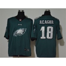 Philadelphia Eagles #18 Jalen Reagor Green Team Big Logo Vapor Untouchable Limited Men Jersey