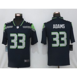 Seattle Seahawks #33 Jamal Adams Navy Vapor Untouchable Limited Nike Men Jersey