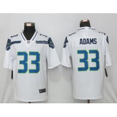 Seattle Seahawks #33 Jamal Adams White Vapor Untouchable Limited Nike Men Jersey